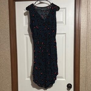 Blue Asymmetrical Dress